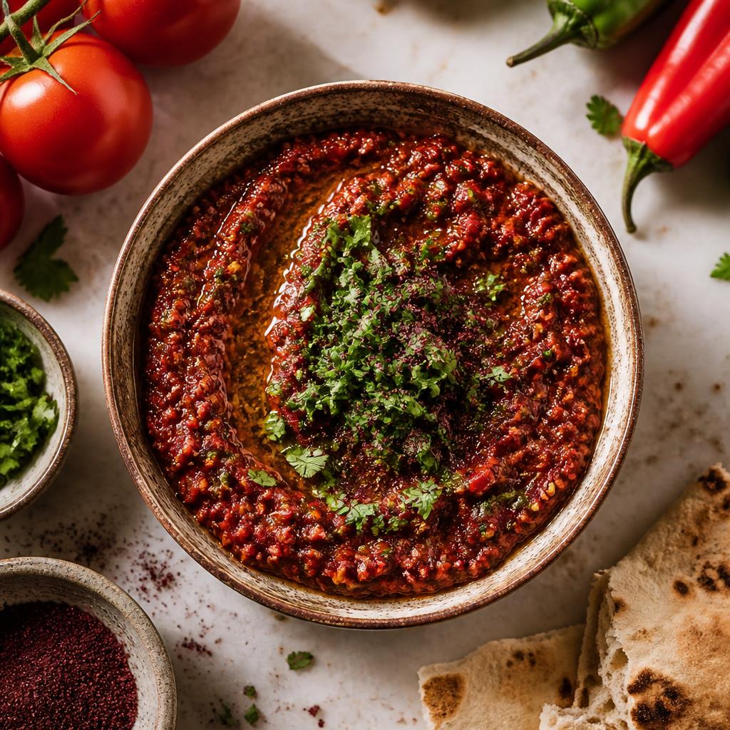 Antep Usulü Acılı Ezme