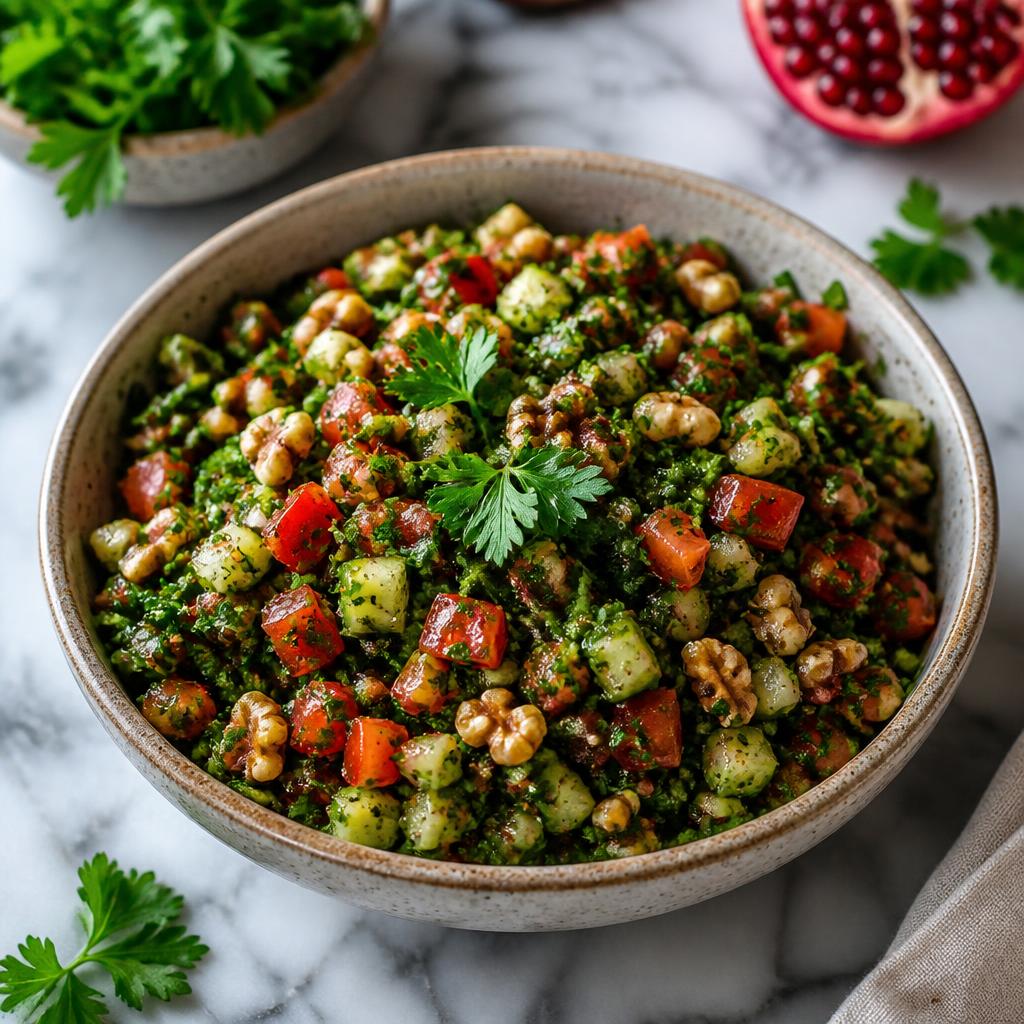 Nar Ekşili Gavurdağı Salatası