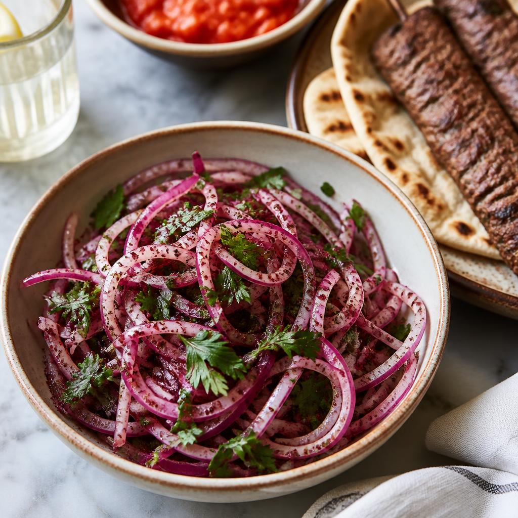 Sumaklı Soğan Salatası